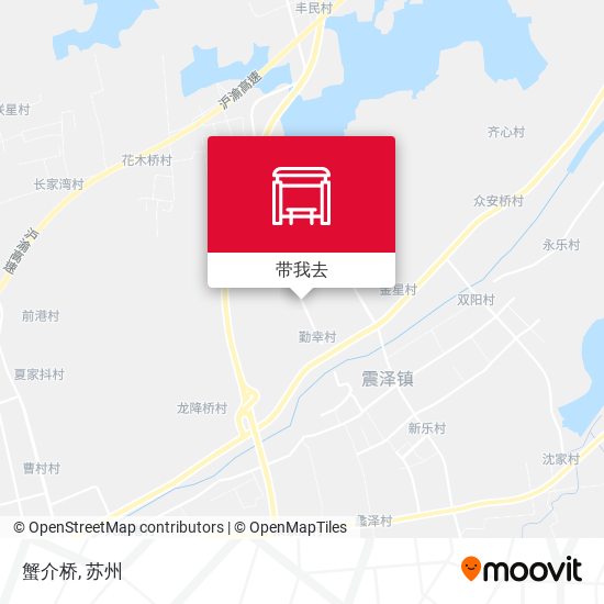 蟹介桥地图