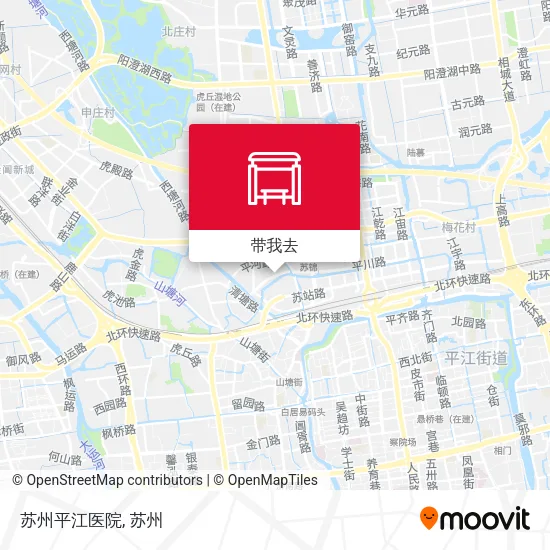 苏州平江医院地图
