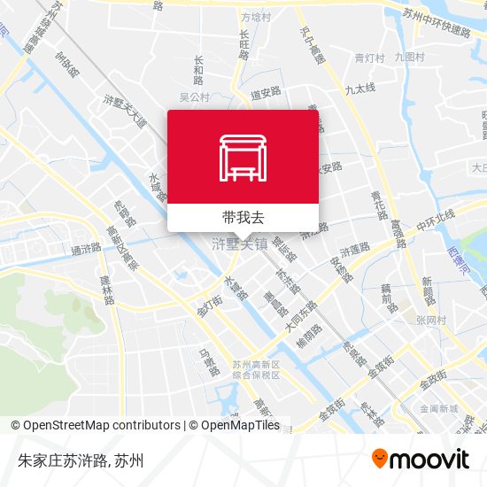 朱家庄苏浒路地图