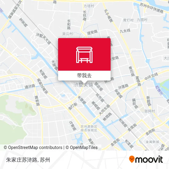 朱家庄苏浒路地图