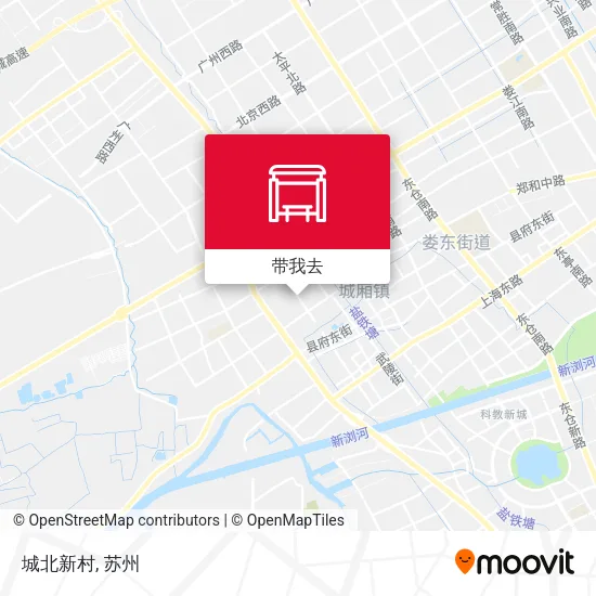 城北新村地图