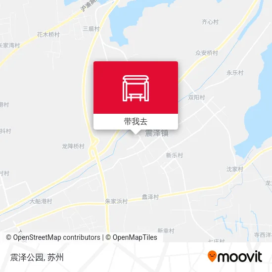 震泽公园地图