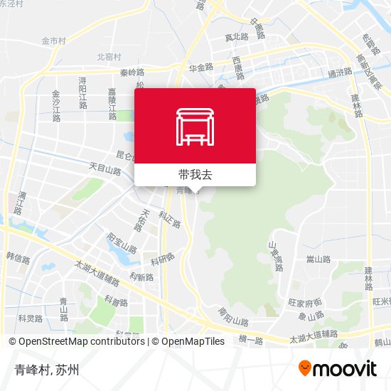 青峰村地图