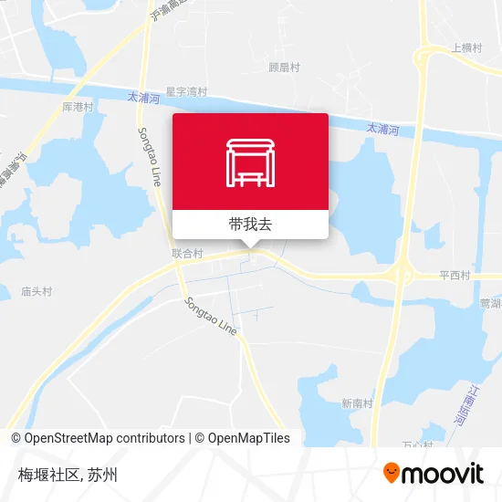 梅堰社区地图