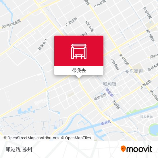 顾港路地图