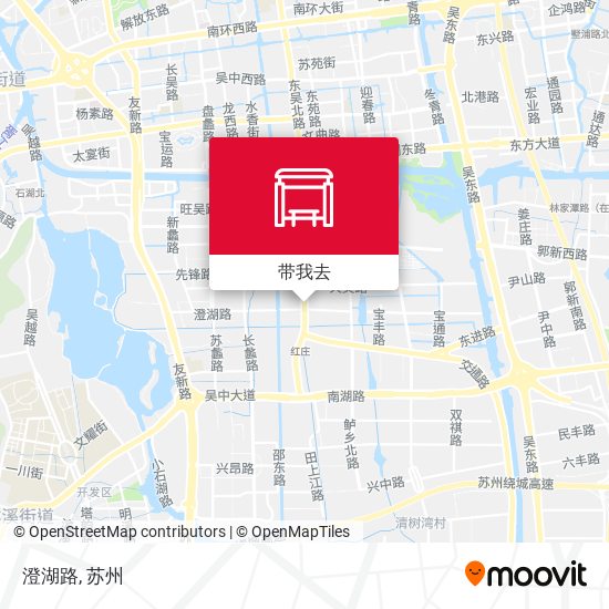 澄湖路地图