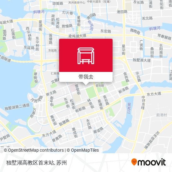 独墅湖高教区首末站地图