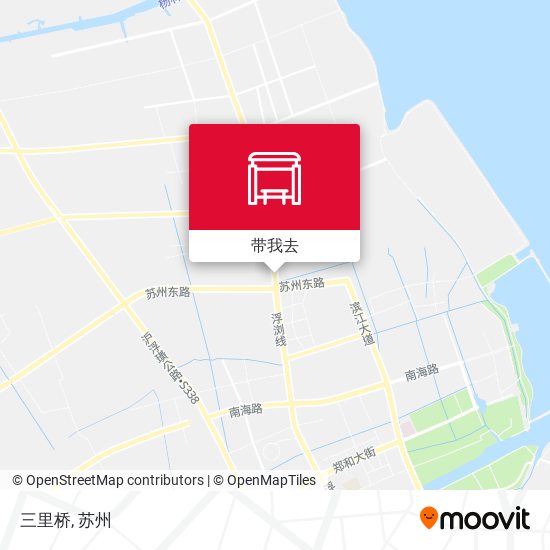 三里桥地图
