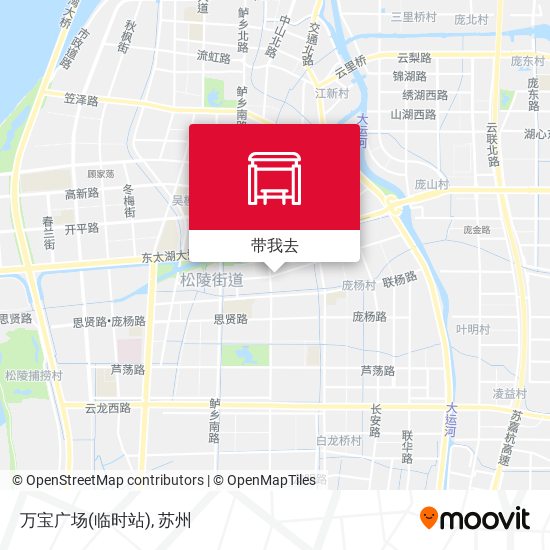 万宝广场(临时站)地图