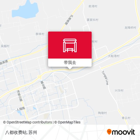八都收费站地图