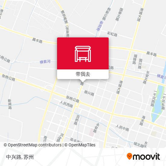 中兴路地图