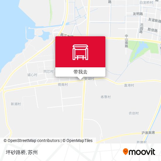 坪砂路桥地图