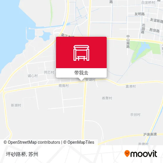 坪砂路桥地图