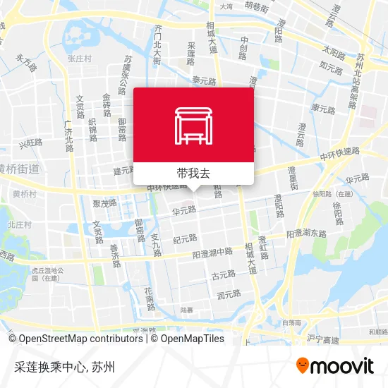 采莲换乘中心地图