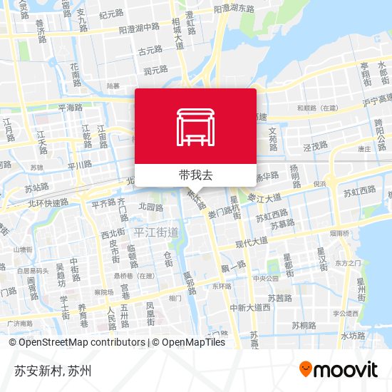 苏安新村地图