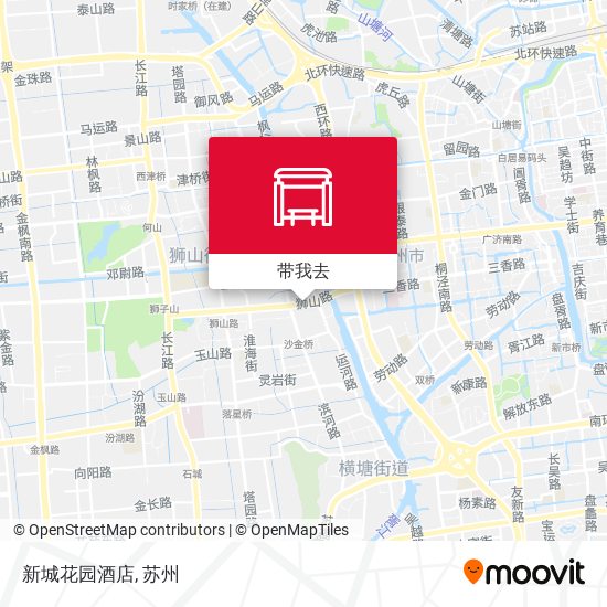 新城花园酒店地图
