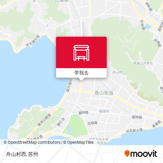 舟山村西地图