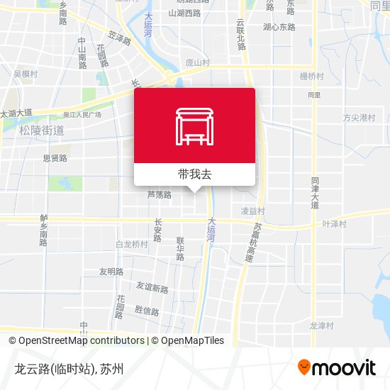 龙云路(临时站)地图