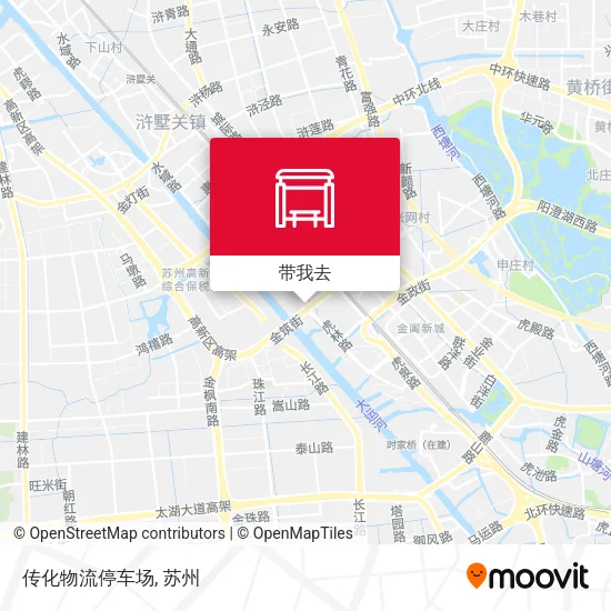 传化物流停车场地图
