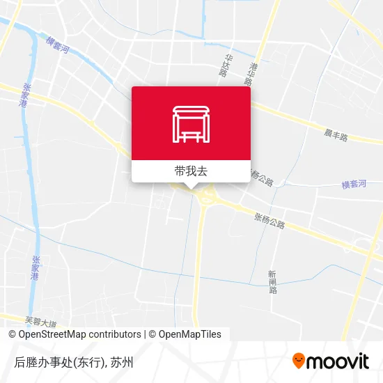 后塍办事处(东行)地图