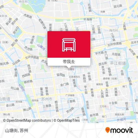 山塘街地图