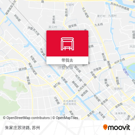 朱家庄苏浒路地图