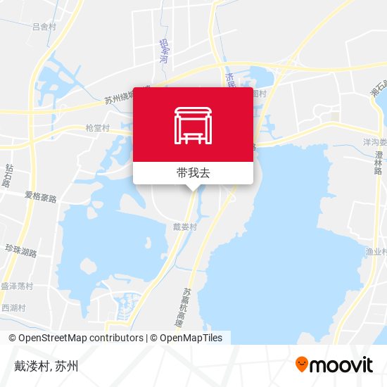 戴溇村地图