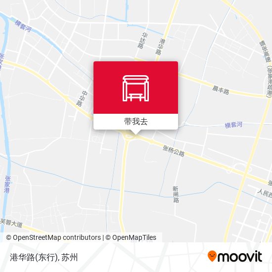 港华路(东行)地图