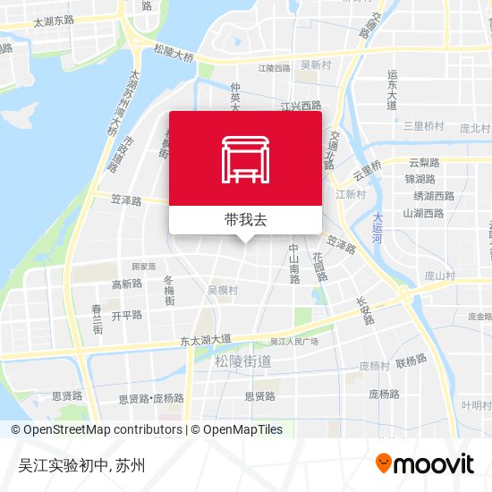 吴江实验初中地图