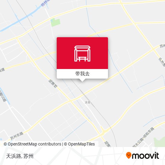 天浜路地图