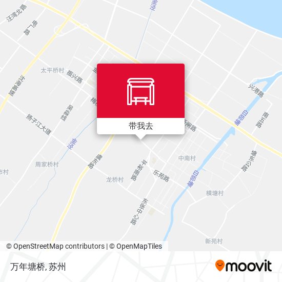 万年塘桥地图