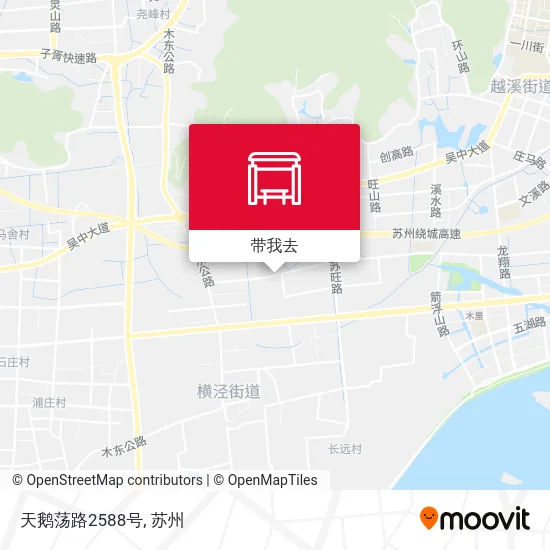 天鹅荡路2588号地图