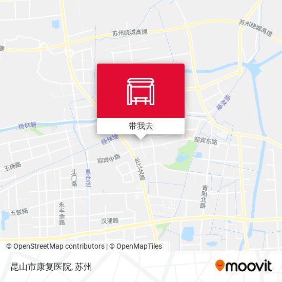 昆山市康复医院地图