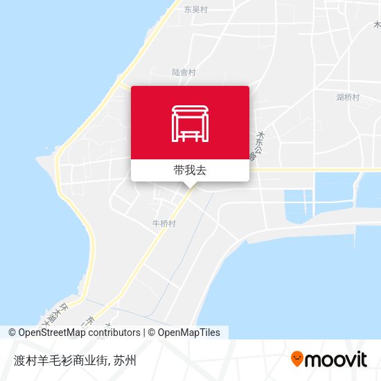 渡村羊毛衫商业街地图