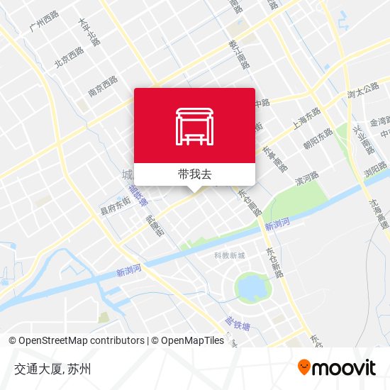 交通大厦地图