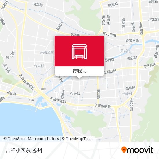 吉祥小区东地图
