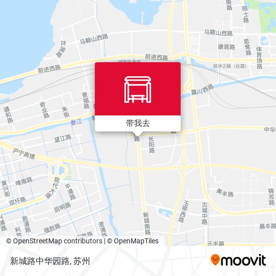 新城路中华园路地图