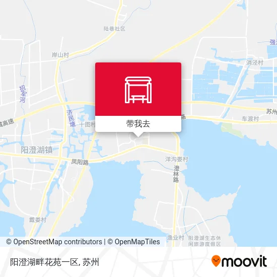 阳澄湖畔花苑一区地图