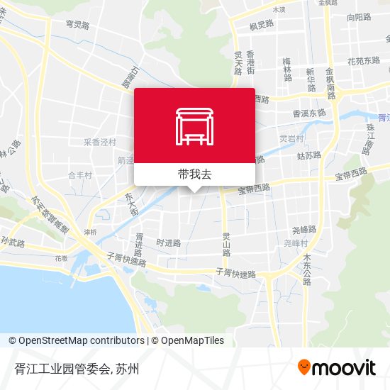 胥江工业园管委会地图