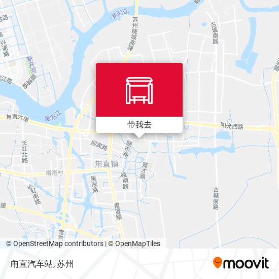 甪直汽车站地图