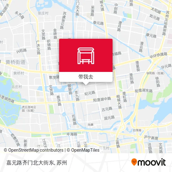 嘉元路齐门北大街东地图