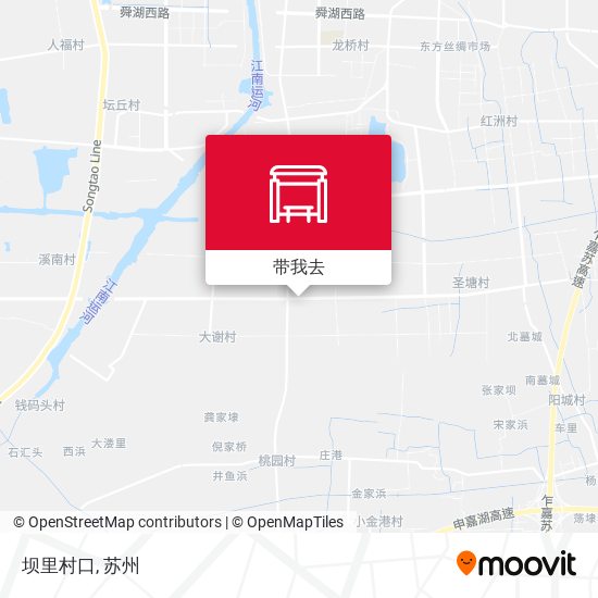 坝里村口地图