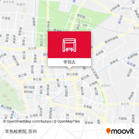 常熟检察院地图