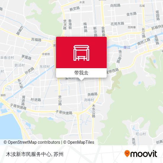 木渎新市民服务中心地图