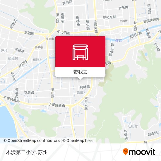 木渎第二小学地图