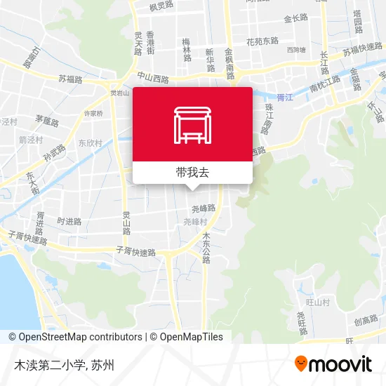 木渎第二小学地图