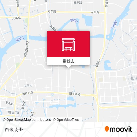 白米地图