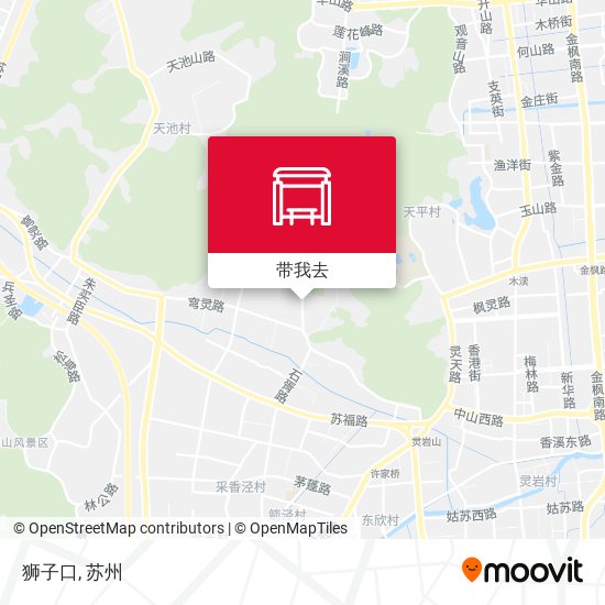 狮子口地图