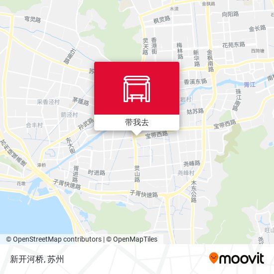 新开河桥地图