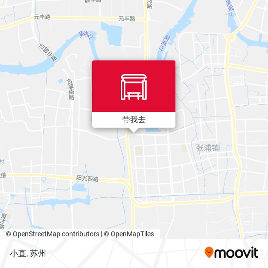 小直地图